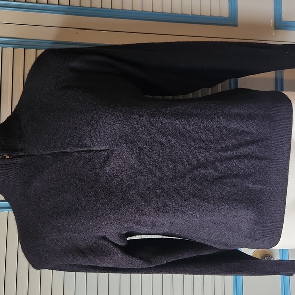 Vintage Designers Originals Black Half-Zip Sweater - Picture 2 of 10